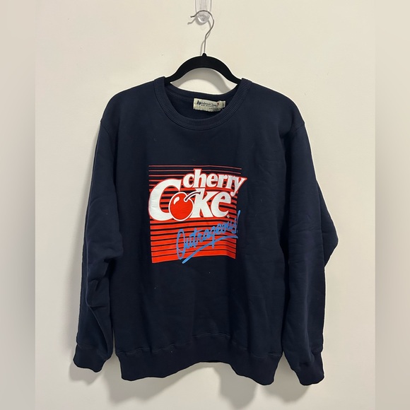 Vintage Sweaters - Vintage Redwoods Classic Coca-Cola Cherry Graphic Tee Made in Canada